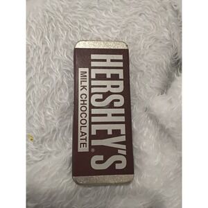 Hersheys Milk Chocolate Bar Tin‎ Container Collectible Storage Case